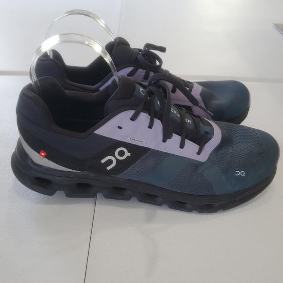 On Running Shoes Mens Size 12 Blue Cloudrunner Waterproof Road Running 52.98076 - Picture 1 of 11